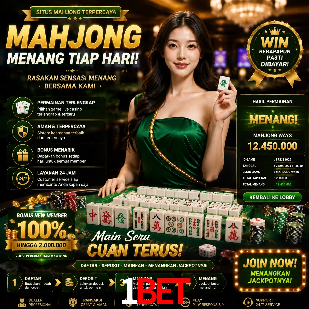 Cashback VIP 1bet - reembolso semanal